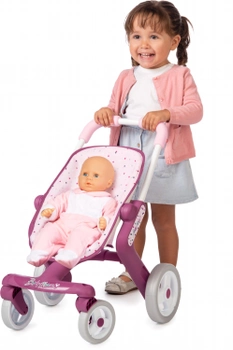 Коляска Smoby Toys Baby Nurse Прованс Прогулка с поворотными колесами (251203) (3032162512036)