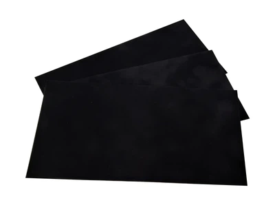 Конверт дизайнерский DL черный бархат бумага Dainel SG Black 5 шт.