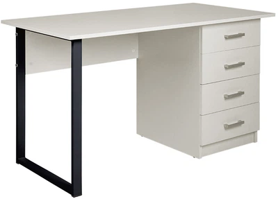 Стол Nowy Styl TWINKS ordf BLACK 1100 х 500 х 750 мм Белый (СТОЛ TWINKS BLACK 1100*500*750 БЕЛ)