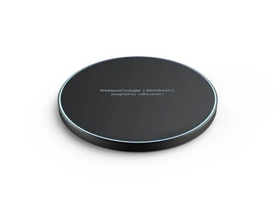 Беспроводное зарядное устройство Allocacoc WirelessCharger Aluminum, BLACK (11023BK/WLCGAL)