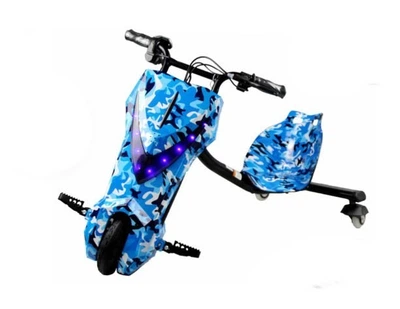 Дріфт-карт ElectrO Crazy Bug Premium 350W Блакитний камуфляж