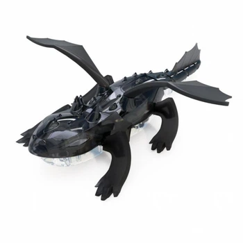 Интерактивная игрушка Hexbug Нано-робот Dragon Single на ИК управлении, черный (409-6847 black)