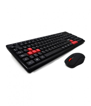 Комплект клавиатура + мышь HAVIT HV-KB257GCM беспроводные USB Black