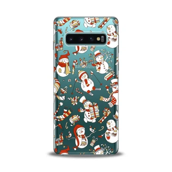 Чехол силиконовый для Samsung (Забавный снеговик) Galaxy S9 самсунг галакси silicone case (767497086)