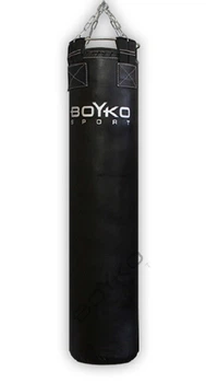 Мішок боксерський Boyko Sport Sport циліндричний ПВХ 110х35 cm на 4 ланцюгах М5