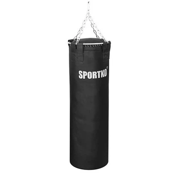 Мешок боксерский SPORTKO ременная кожа (35мм4мм) Высота 130см Диаметр 35см Вес 65кг