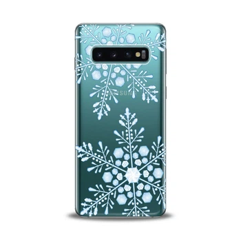Чехол силиконовый для Samsung (Удивительные снежинки) Galaxy S9 самсунг галакси silicone case (767514775)
