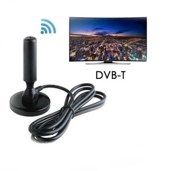 Комнатная антенна для телевизора Sonar DAT-01 DVB-T/T2 Black для TV Т2