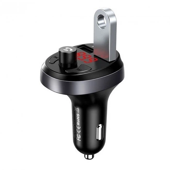 FM-модулятор Usams Bluetooth 2USB, 2.1A