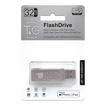 Флешка 3в1 32GB для iPhone/Android/Windows