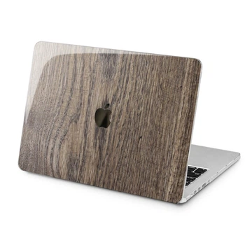 Чехол пластиковый для Apple MacBook (Коричневое полированное дерево) Air 13 A1369/A1466 макбук эйр