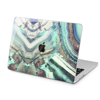 Чехол пластиковый для Apple MacBook (Зеленый агат) Air 13 A1931/A1932 2018 макбук эйр 13" A2337/A2179 2020