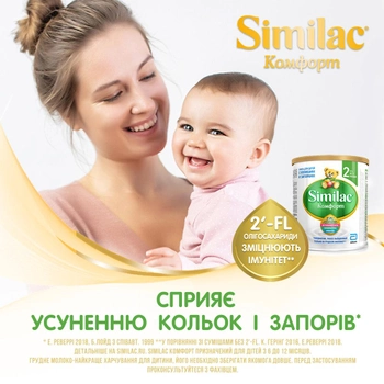 Сухая молочная смесь Similac Комфорт 2 375 г (8427030006840)