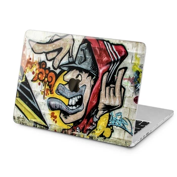 Чехол пластиковый для Apple MacBook (Уличное искусство) Pro 13 A1989 2018 макбук про