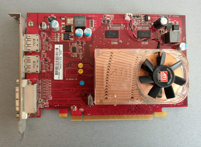 Видеокарта Radeon HD 4650 1Gb/ 128bit / GDDR3/ DVI/Display Port 2шт Б/У