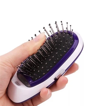 Расческа Sindax с функцией масажа и ионизации Ionic Electric Hairbrush Фиолетовый (7109347216)
