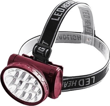 Фонарь налобный Yajia 1898 - 13 LED светодиодный аккумуляторный