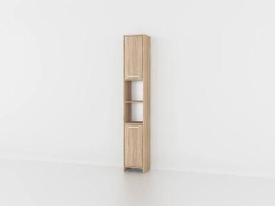 Пенал для ванної Forte Lars 1900x300x300 Дуб сонома