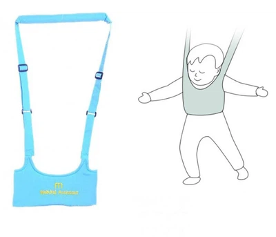 Детские вожжи-ходунки Walking Assistant Moby Baby Голубой (vol-1010)