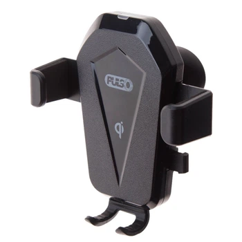 Тримач мобільного телефону WC-2502K с бездротовою зарядкою QC2.0 PULSO
