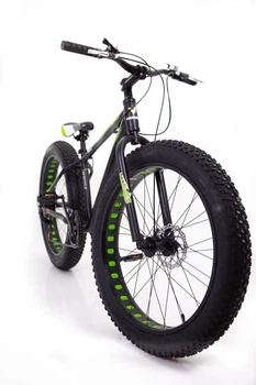 Фэт Байк Горный Велосипеды HAMMER EXTRIME S800 Колёса 26 Алюминиевая рама 17 Shimano зеленый