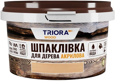 Шпаклівка для дерева TRIORA Акрилова 0.4 кг Дуб (4823048001961)