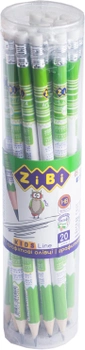 Набор графитовых карандашей ZiBi Table HB с ластиком 20 шт (ZB.2314-20)