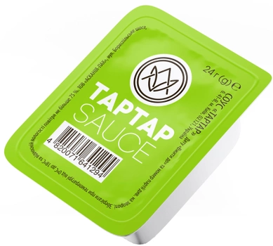 Упаковка соусу в дип-паках Асканія Тартар 24 г х 48 шт. (4820071641300)