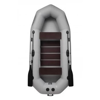 Надувная лодка ПВХ VULKAN V275 гребная темно-серая