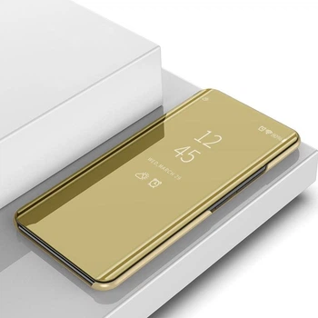Чехол Mirror для Xiaomi Redmi 4A книжка зеркальная Clear View Gold