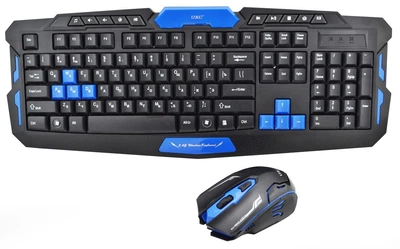 Беспроводная игровая клавиатура и мышь UKC HK-8100