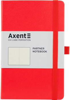 Нотатник Axent Partner 125х195 мм без лініювання 96 аркушів Червоний (8307-05-A)