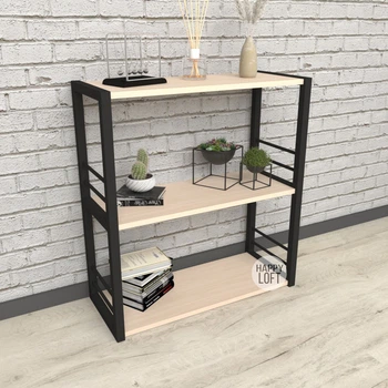 Етажерка LoftMLT E110 74х60х28 ЛДСП Дуб Молочний 16мм (E110003)