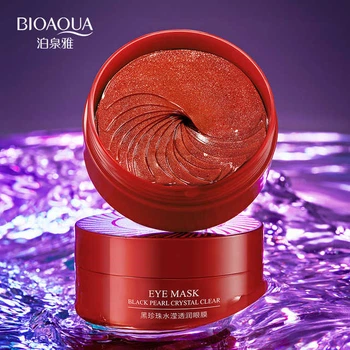 Гідрогелеві патчі для очей з екстрактом червоних водоростей Bioaqua Eye Mask Haematococcus Pluvialis 60 шт