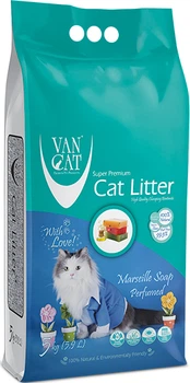 Наполнитель для кошачьего туалета Van Cat Super Premium Quality Marseille Soap Бентонитовый комкующий 5 кг (6 л) (8699245857740)