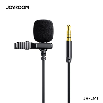 Микрофон петличный JOYROOM Lavalier Microphone JR-LM1 |AUX, 2M|. Black