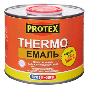 Термоэмаль PROTEX 0.4кг серебристая