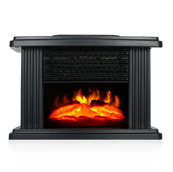 Электрический камин Flame Heater обогреватель с пультом 500W настольный
