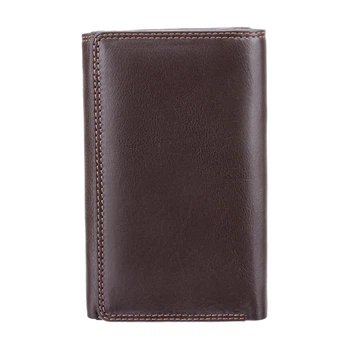 Коричневый женский кошелёк кожаный Visconti HT32 CHOC Picadilly c RFID