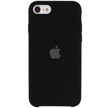 Чехол-накладка Silicone case SE 2020 Black чёрный