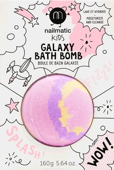 Бомбочка для ванни Nailmatic рожево-жовто-фіолетова (701SUPERNOVAB) (3760229897337)