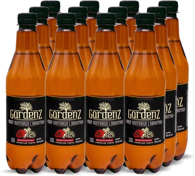 Сидр Gardenz солодкий рожевий "Полуниця та виноград" 5% 0.5 л х 12 шт (4820196930686)
