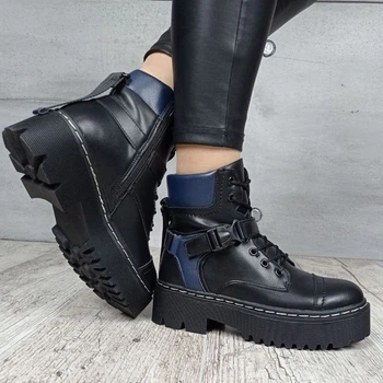 Женские ботинки Violeta Wonex AL-41-2BL Черные (39)