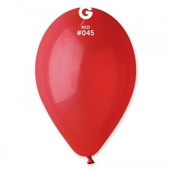 Латексна кулька Gemar 10" 26см 045 пастель червоний 0151