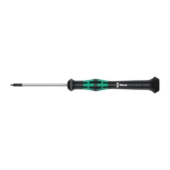 Шестигранная отвертка WERA для электронщиков Kraftform Micro с шариковой головкой HEX 2,5х60 мм (05118094001)