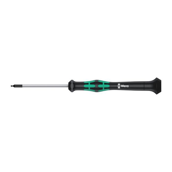 Шестигранна викрутка WERA для електронщиків Kraftform Micro з кульковою головкою HEX 2,5х60 мм (05118094001)