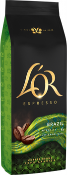 Кава в зернах L'OR Espresso Brazil 100% Арабіка 500 г (8711000464649)