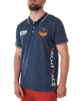 Поло чоловіче E-BOUND (147196-DRESS BLUES-blue/21) Синій XXL