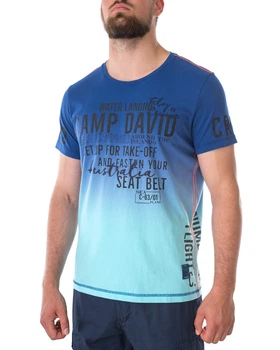 Футболка чоловіча CAMP DAVID (2104-3803-blue/21-4) Синій XL