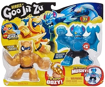 Игровой набор игрушка-тянучка "Гуджитсу", Голден Пантаро и Баттакс - Goo Jit Zu Moose (20-960653)